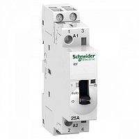 Модульный контактор iCT 2P 25А 230/24В AC | код. A9C21132 | Schneider Electric